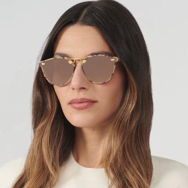 Krewe Beau Nylon Matte Oyster 18K Mirrored – jeantherapy display picture 2