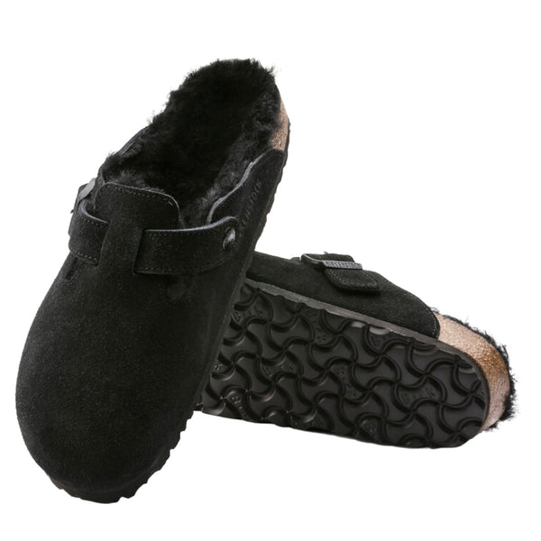 BIRKENSTOCK BOSTON/FUR 黒　24cm D82D8F2A-8F6B-4F51-99A1-