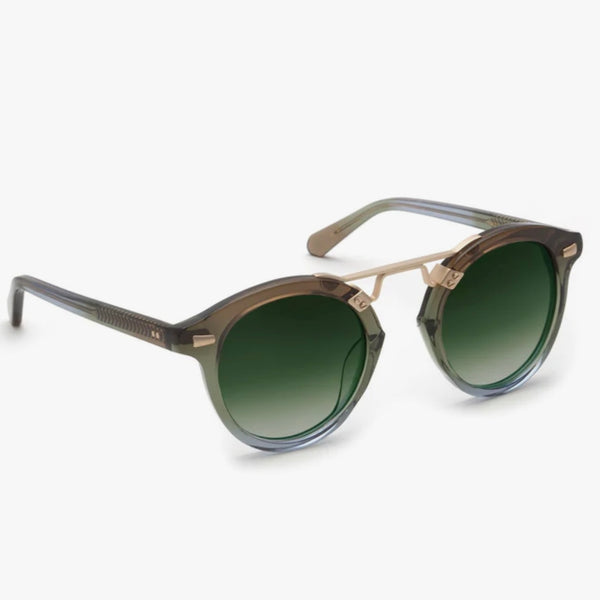 KREWE Sunglasses Jena Matcha Polarized. Excellent condition Krewe Jena Square Acetate Sunglasses - Matcha Polarized  main image 2