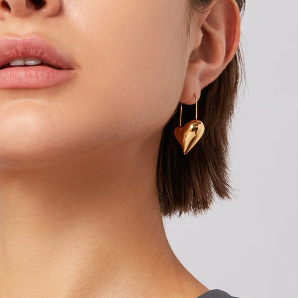 【JENNY BIRD】Celeste Heartピアス Jenny Bird Celeste Heart Earrings- gold – jeantherapy