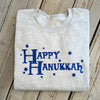 Happy Hanukkah Sweatshirt-ash