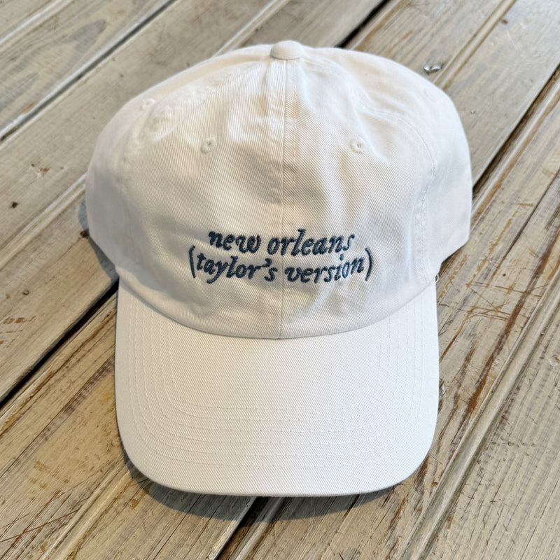 new orleans (taylor's version) Hat-white