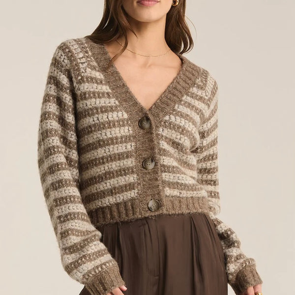 Z Supply Este Metallic Stripe Cardigan – jeantherapy