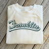 Ben Franklin "Franklin" Crop Sweatshirt-vint wht