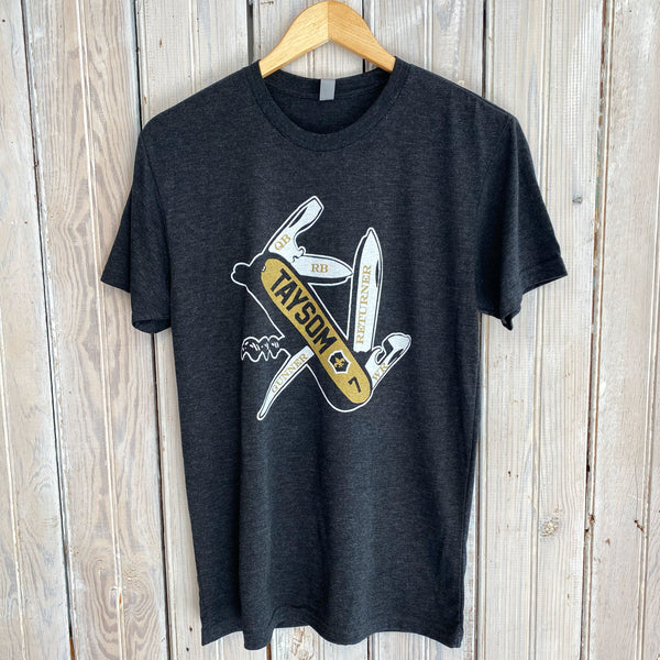 Jeantherapy Saints x 5 Kids Tee-grey 10/12