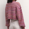Z Supply Prism Stripe Sweater-magenta punch