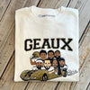 Geaux Saints Sweatshirt-white