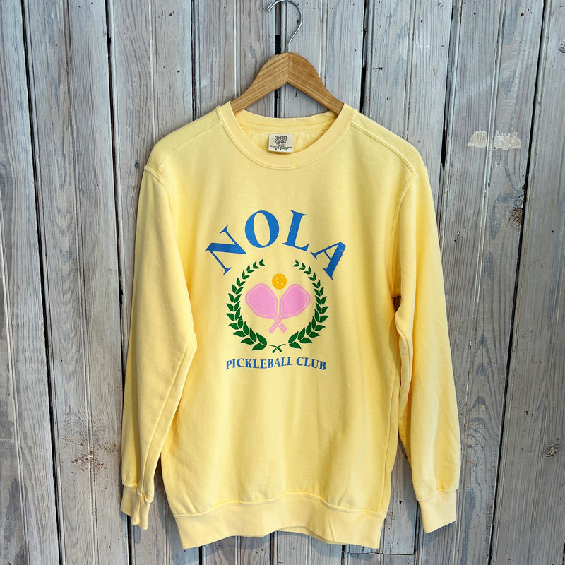 Pickleball Unisex Sweatshirt-yellow