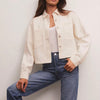 Z Supply All Day Cropped Denim Jacket-bone