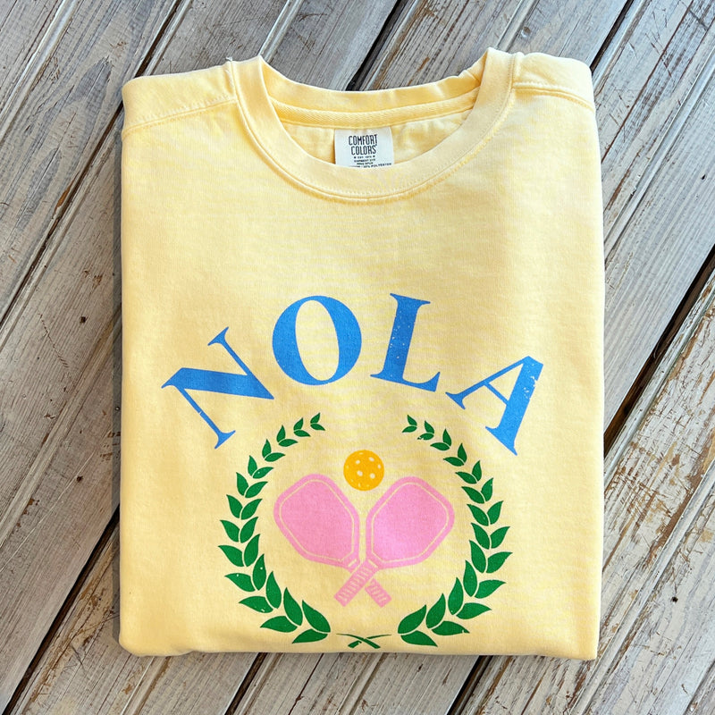 Pickleball Unisex Sweatshirt-yellow