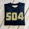 504 Specialty Sweatshirt-black/gold