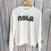 Mono Nola Sweatshirt-white/black/gold
