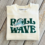 Roll Wave Specialty Sweatshirt-ivory