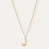 Jenny Bird Monogram Necklace “J”-gold