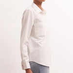 Z Supply Eliza Woven Top-white