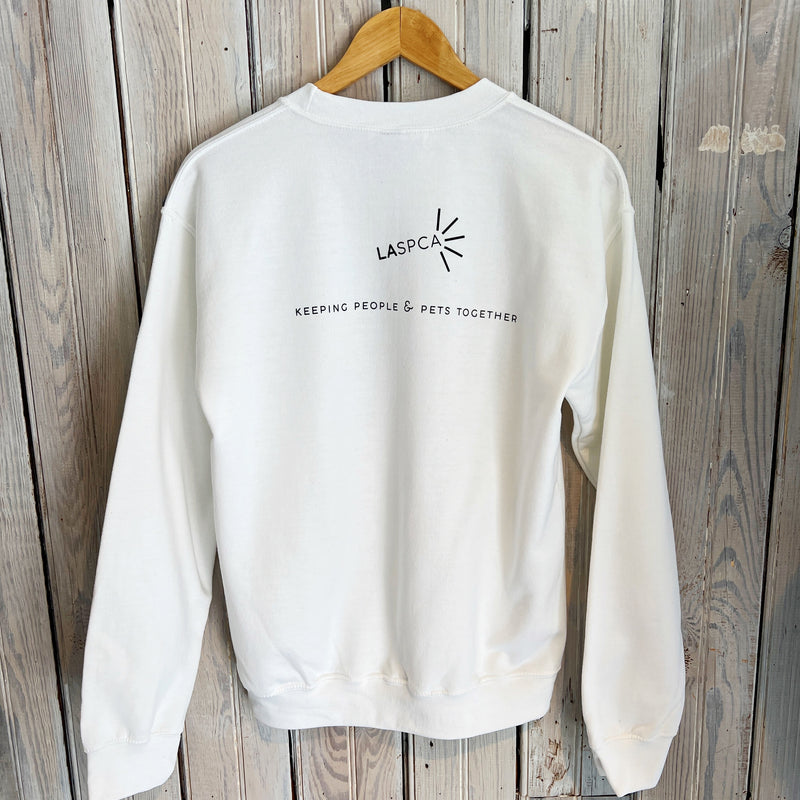 LASPCA Carnival Sweatshirt-white