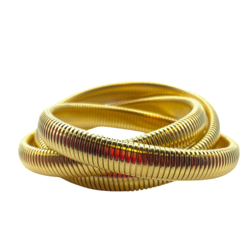 AC Twisted Cobra Bracelet-gold