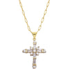 Joy Dravecky Princess Cross Necklace-gold