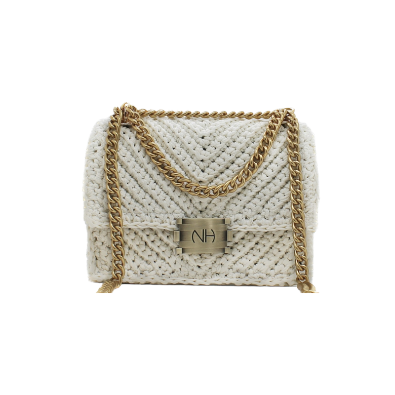 NH Mini Milan Handbag- Cream