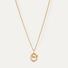 Jenny Bird Monogram Necklace “O”-gold