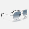 Ray Ban Aviator Gradient-silver/blue