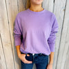 Nolaverse Purple Fringe Sweatshirt