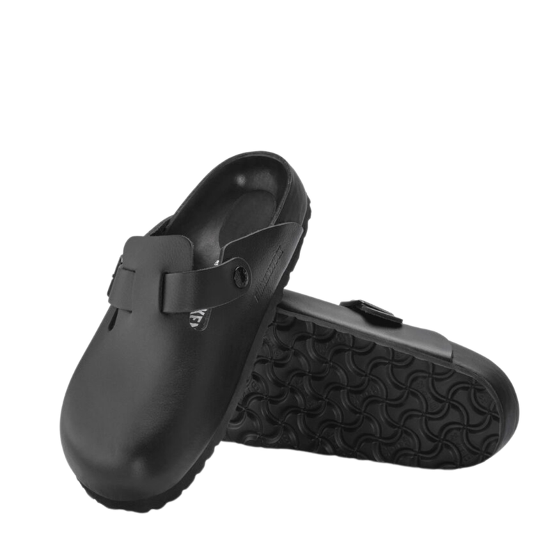 BIRKENSTOCK BOSTON ブラック 43 Birk Exquisite Boston Leather-black – jeantherapy