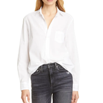 F&E Eileen Button Up-classic white