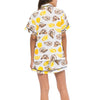 Katie Kime World Oyster Pajama Set-yellow