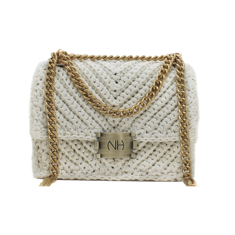 NH Milan Handbag- Cream