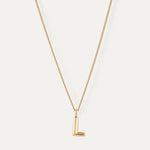 Jenny Bird Monogram Necklace “L”-gold