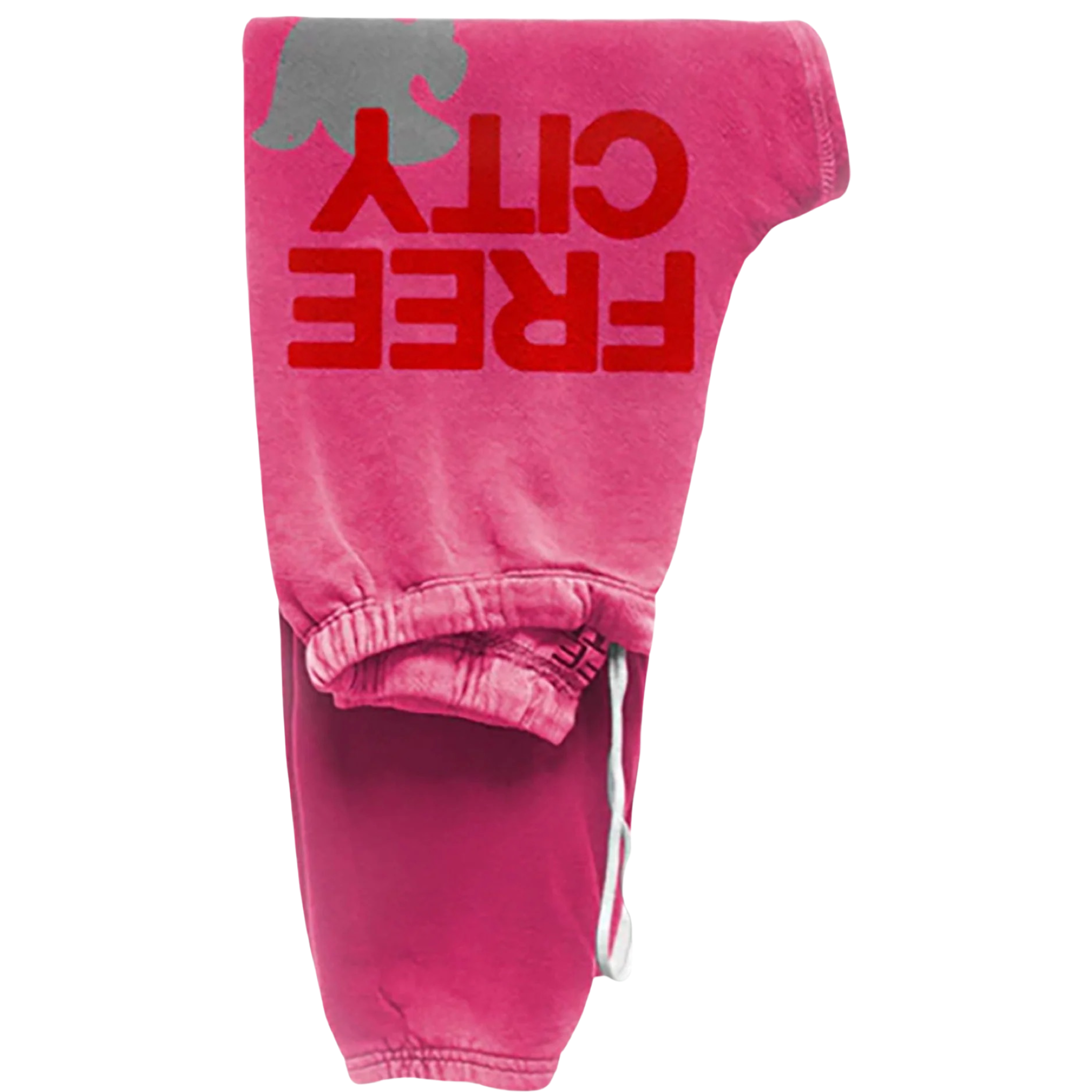 FreeCity Large Sweatpant pink plant silver jeantherapy