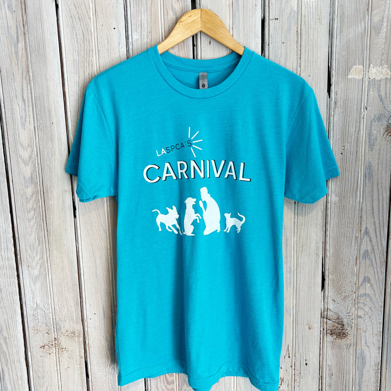 LASPCA Carnival Unisex Tee-bondi blue