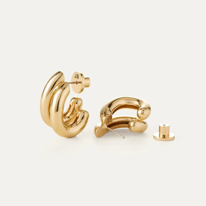 Jenny Bird Florence Earrings- gold