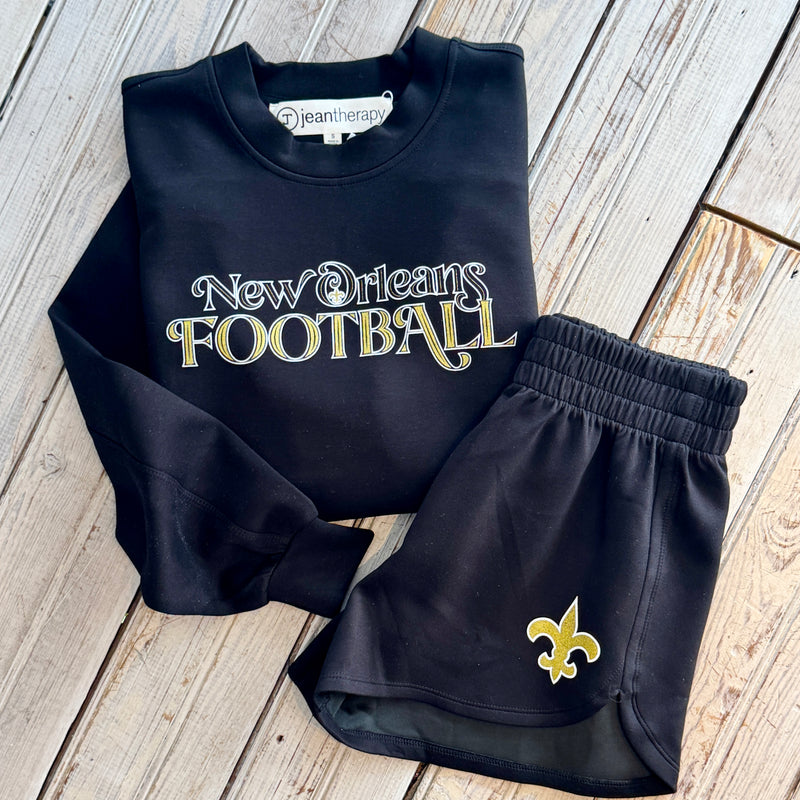 NO Football "O" Sweatshirt-black