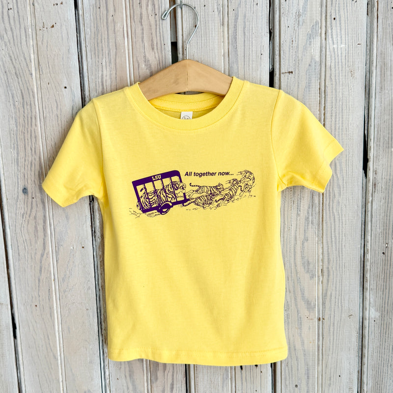 JT x LSU All Together Now Kids Tee-butter