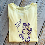 JT x LSU Tiger Flag Wave W's Crew-butter