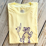 JT x LSU Tiger Flag Wave Unisex Tee-butter