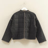 Quilted Puffer Jacket- black