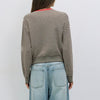 All Row Montana Cardi- brown/white