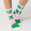 Shiraleah Fa La La Socks- green