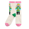 Shiraleah Nutcracker Socks- ivory