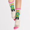 Shiraleah Nutcracker Socks- ivory