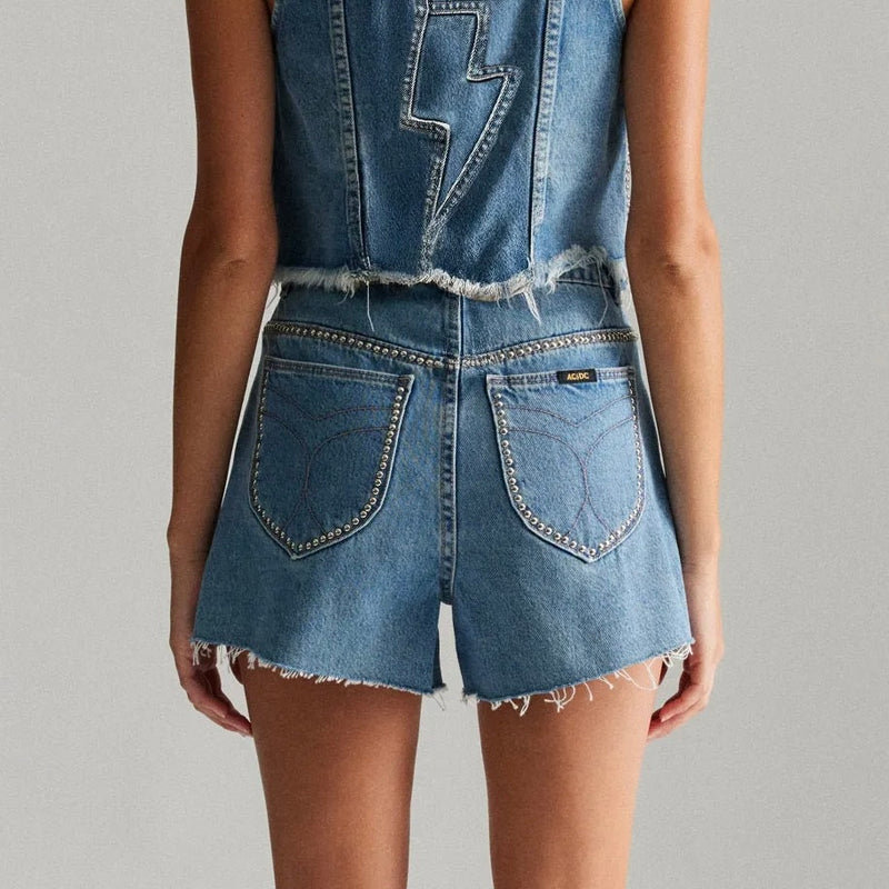 Rollas Mirage Short Stud-vintage blue