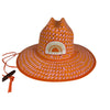 Baldiz Lifeguard Hat- orange/pink