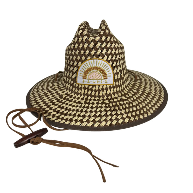 Baldiz Lifeguard Hat- brown/cream