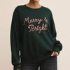 Z Supply Bright Sunday Sweatshirt-green