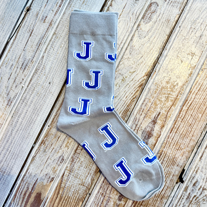 Nolaverse Jesuit Sock-grey/blue