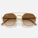 Ray Ban Rounded Aviator-gold/brown