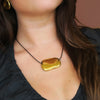 AC Golden Bean Cord Necklace